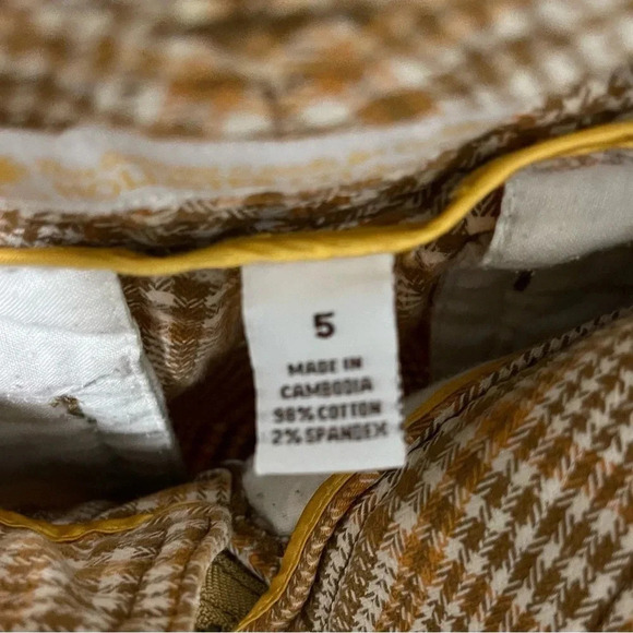 Vintage Hollister  Plaid Capri Trousers  size 5 - Picture 7 of 7